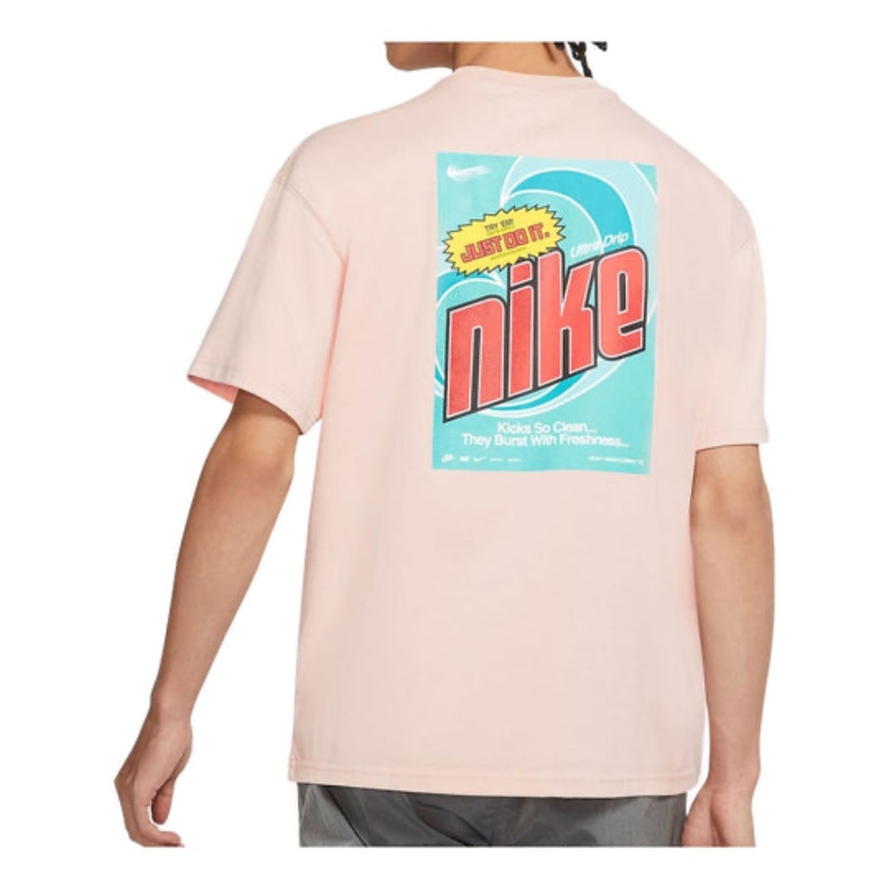 Nike Graphic Sportswear Casual 90's Tee T-Shirt NWT Pink Salmon XXL